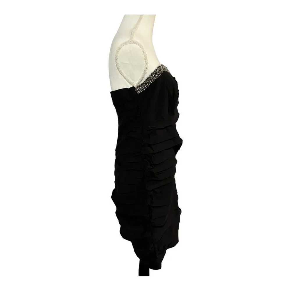 Torrid size 14 NWT little black cocktail dress with beadwork - Picture 8 of 14